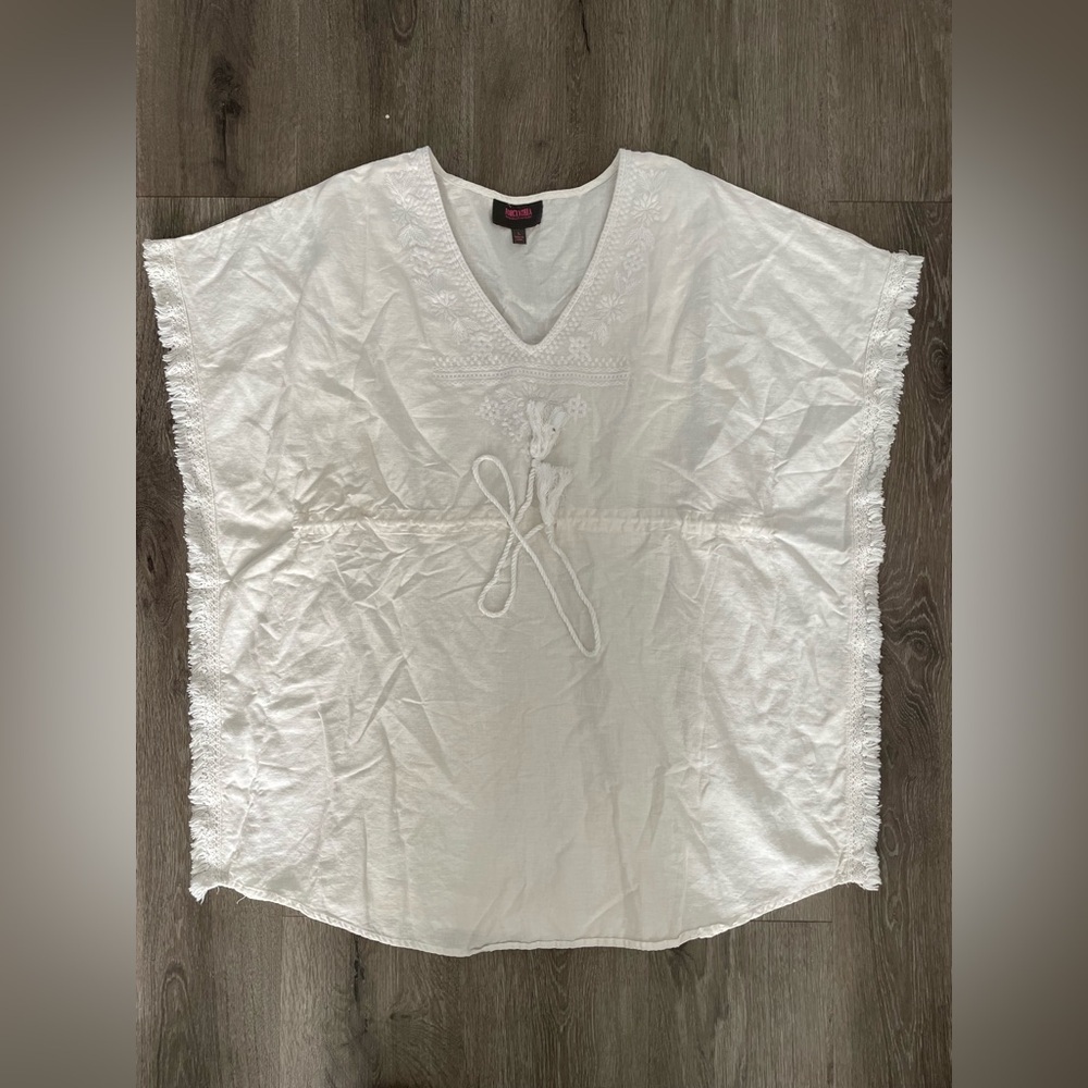 For Cynthia White Beachwear Top Dress